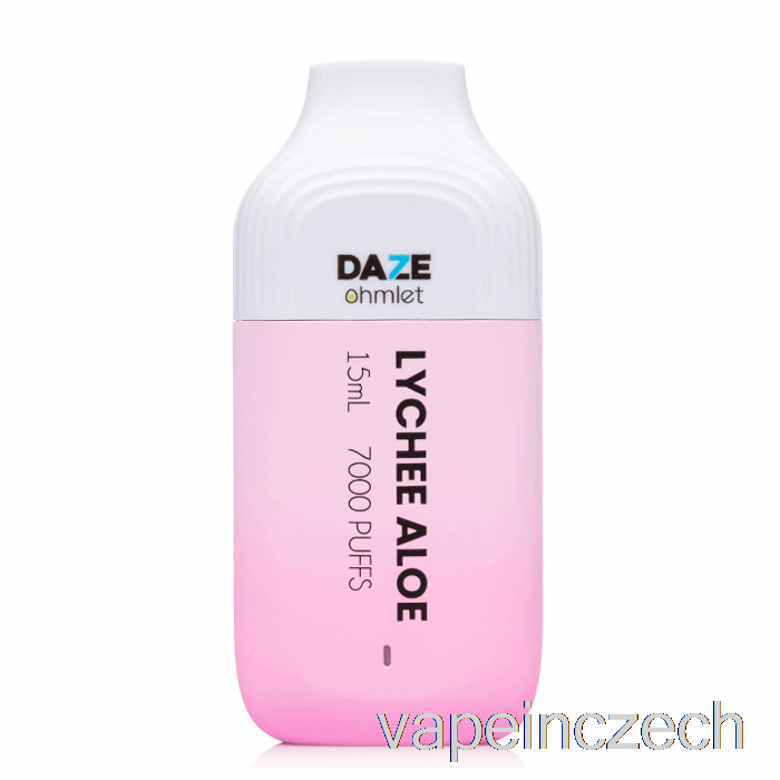 7 Daze Ohmlet 7000 Jednorázový Liči Aloe Vape Bez Nikotinu